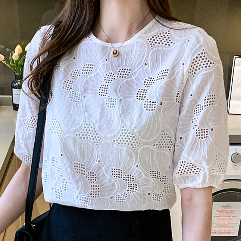 BreezeCut Blouse