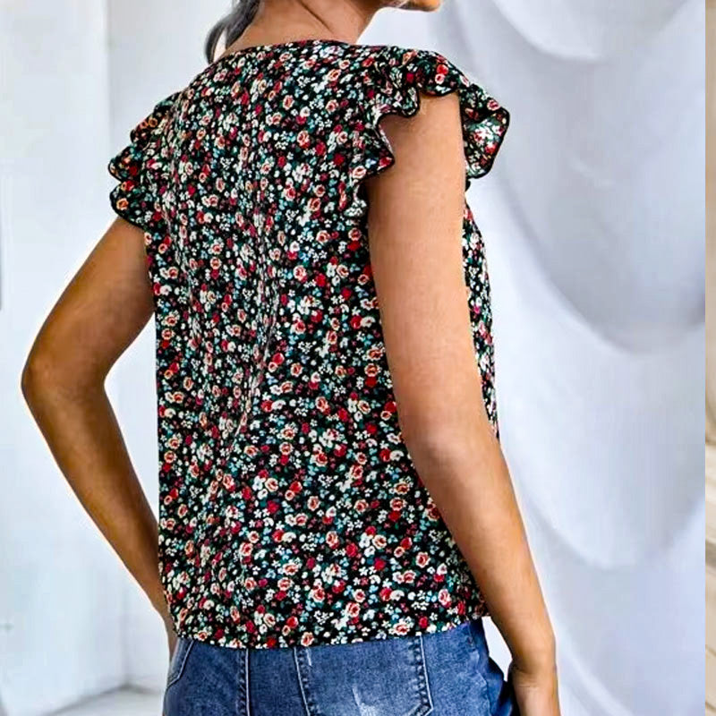 Evelyn Ruffle Blouse