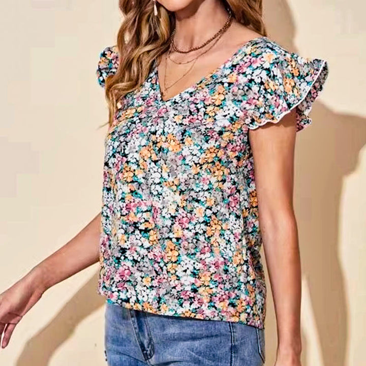 Evelyn Ruffle Blouse